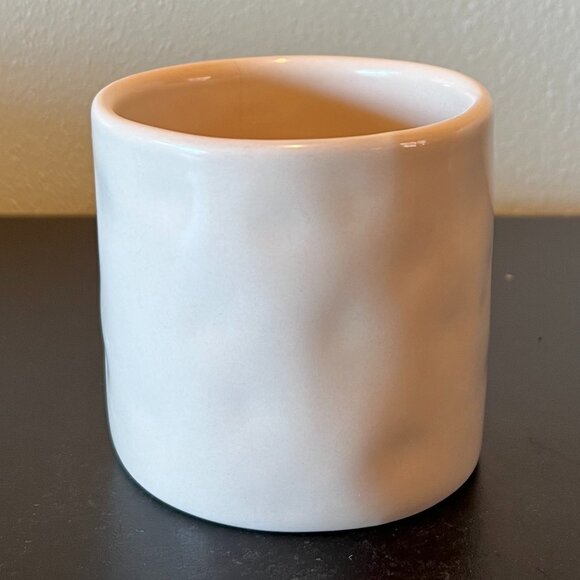 Rae Dunn By Magenta Dimpled Mug  w/ Typewriter Font Single Word STRENGTH. - Picture 5 of 9